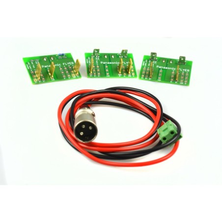 Batterijtester Flyer Panasonic kabeldelen