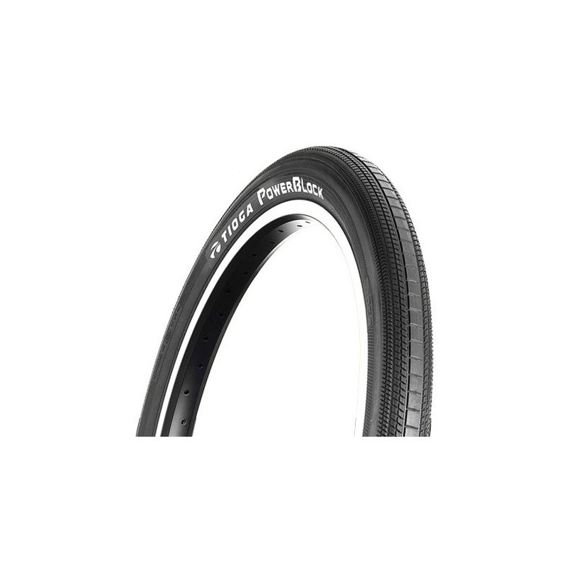 BUB Tioga 20-2.10 53-406 BMX zwart Power Block