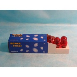 Lamp 12V-21W BA15S rood p/st